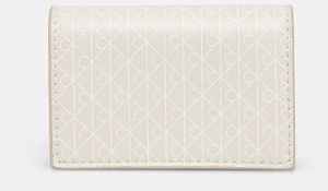Peňaženka Calvin Klein dámska, biela farba, LV04F1083G