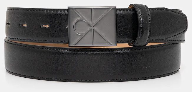 Opasok Calvin Klein čierna farba, LV04D7046G