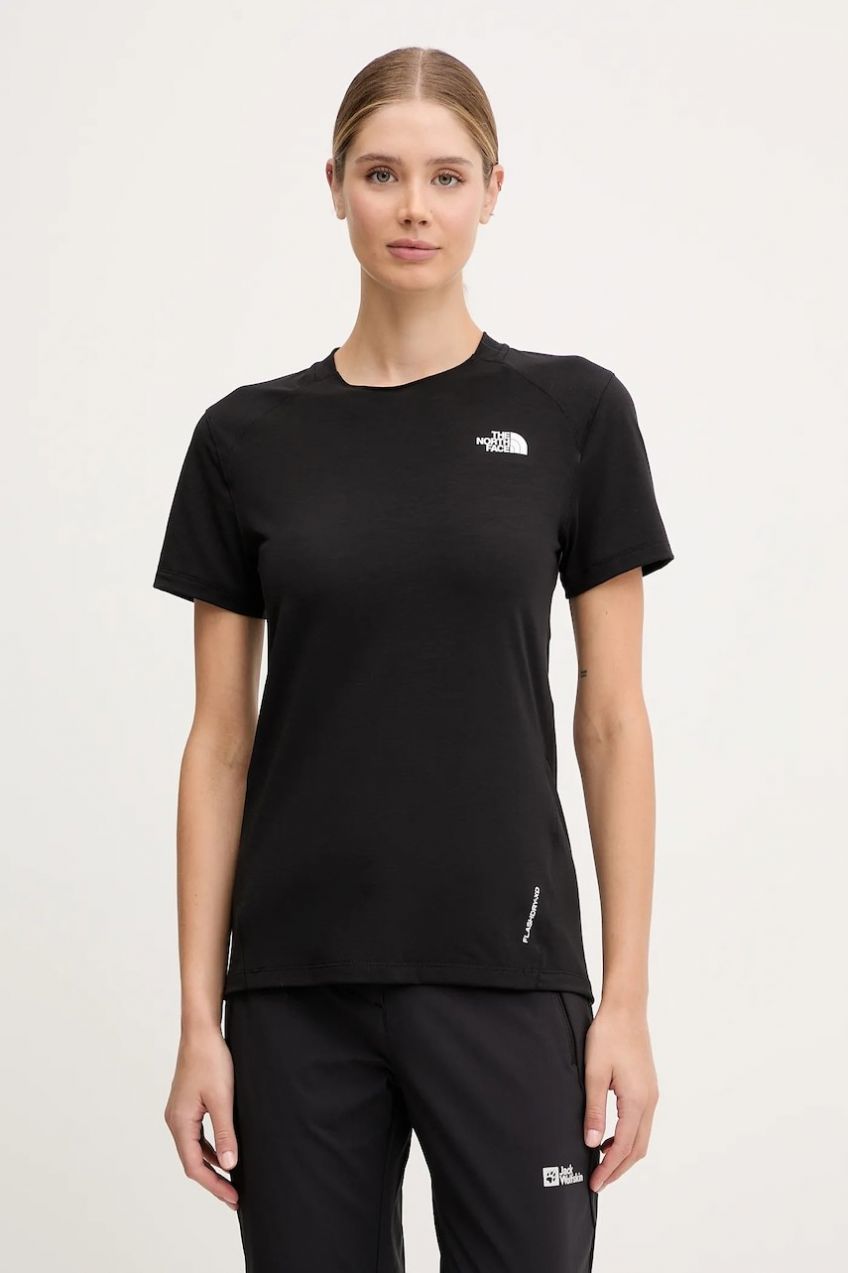 Športové tričko The North Face Lightning Alpine čierna farba, NF0A8BT5JK31