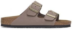 Nubukové šľapky Birkenstock Arizona dámske, fialová farba, 1029407