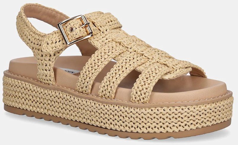 Sandále Steve Madden Beeline béžová farba, na platforme, SM11003692