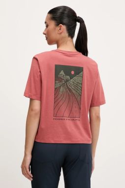 Športové tričko Salewa Eagle Sunset oranžová farba, 00.0000029107