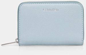 Peňaženka Calvin Klein dámska, modrá farba, LV04F1091G