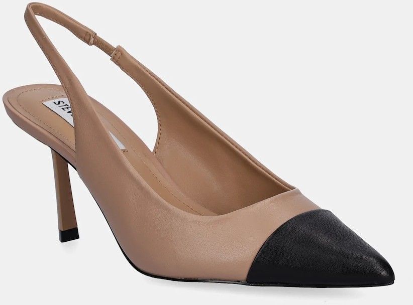 Kožené lodičky Steve Madden Kling béžová farba, 11003001