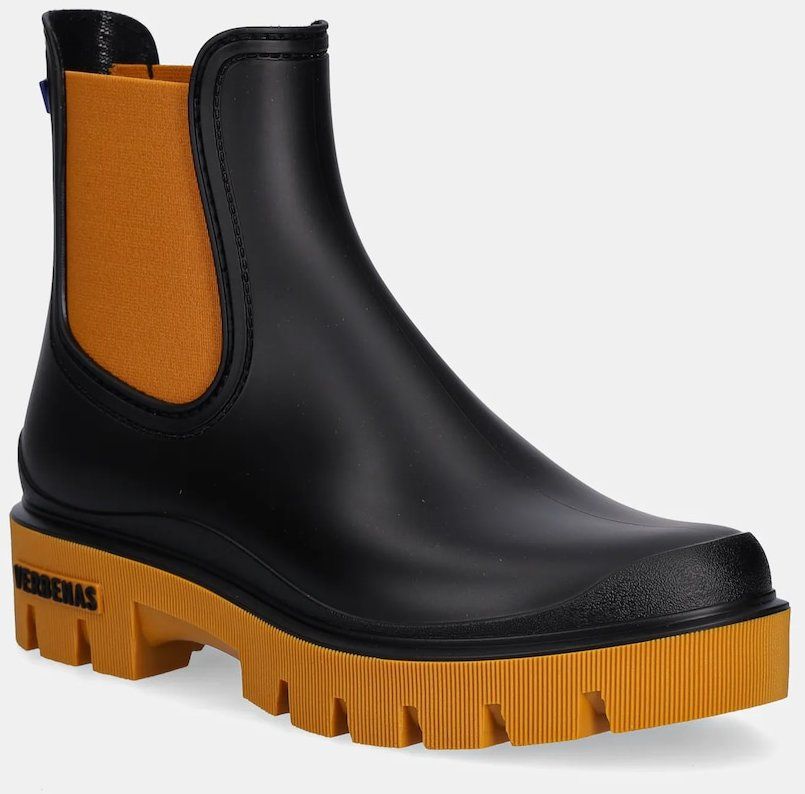 Gumáky Verbenas GAUDI MATE NEGRO OCRE čierna farba, 5760020434