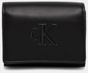 Peňaženka Calvin Klein dámska, čierna farba, LV04F1047G