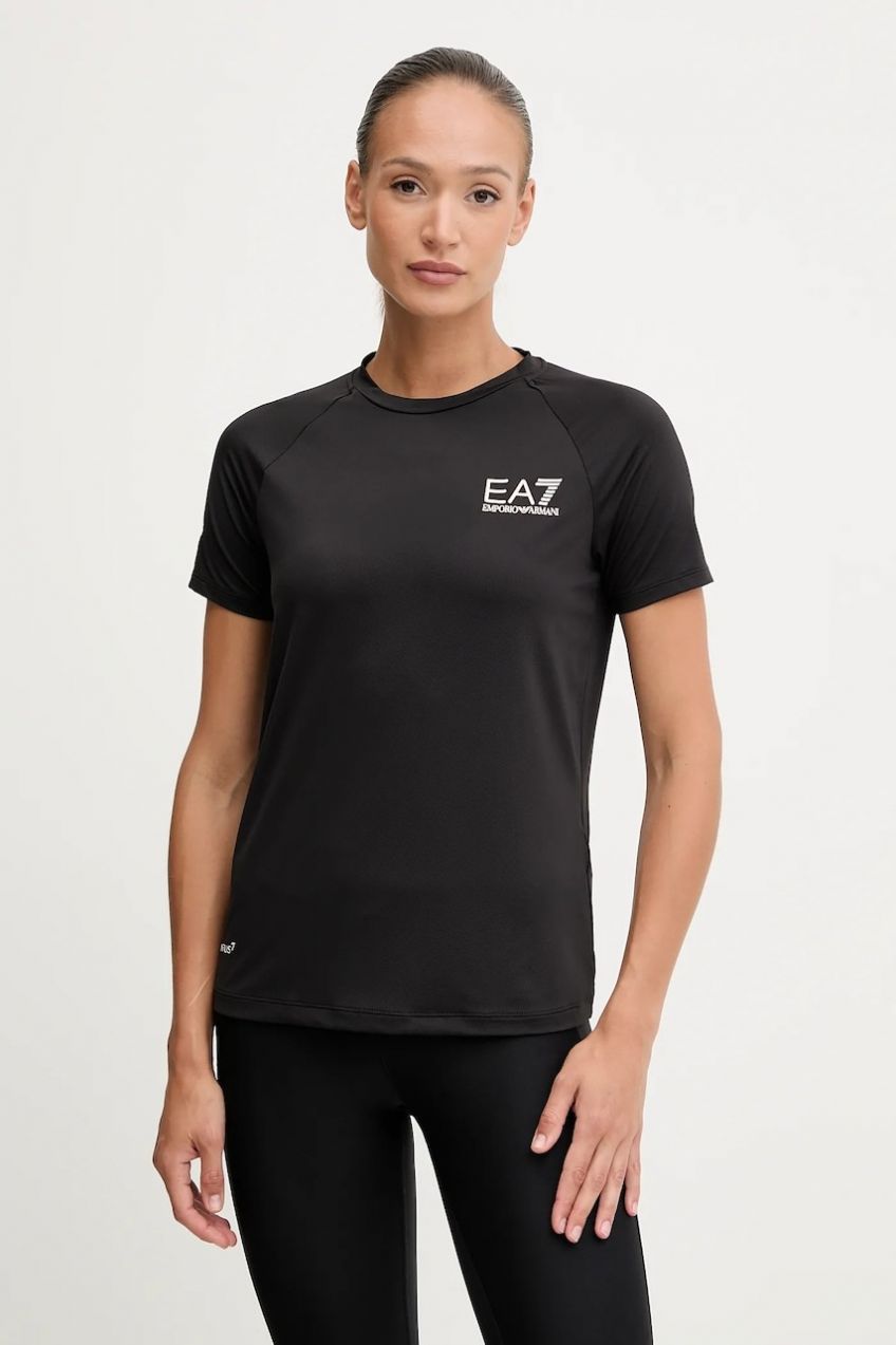 Tréningové tričko EA7 Emporio Armani biela farba, TJEMZ.8NTT70