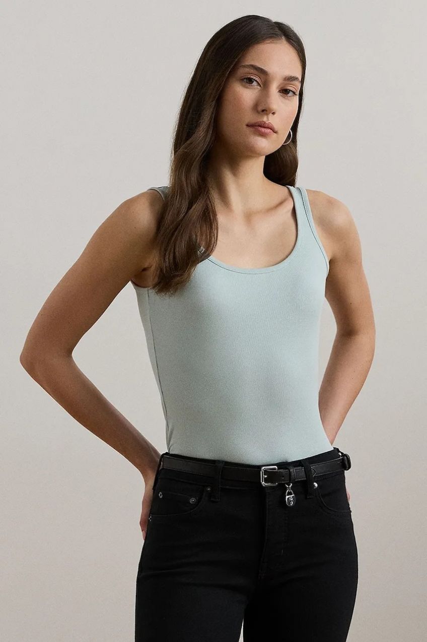 Top Lauren Ralph Lauren dámsky, biela farba, 200704777