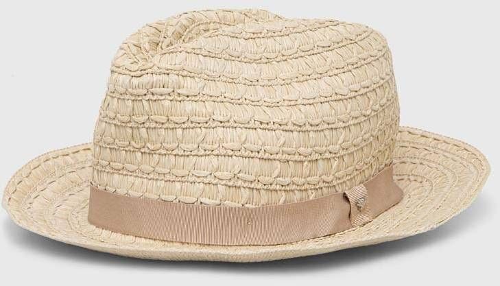 Klobúk Weekend Max Mara béžová farba, 2415571055600