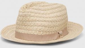 Klobúk Weekend Max Mara béžová farba, 2415571055600