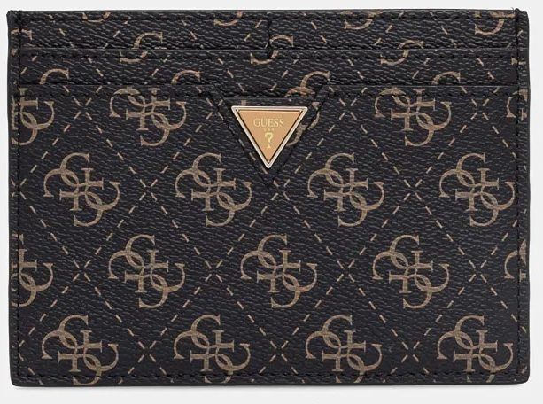 Puzdro na karty Guess hnedá farba, RW1706 P4401