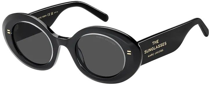 Okuliare Marc Jacobs dámske, čierna farba, MARC 799/S