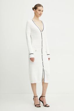 Šaty Marciano Guess ADA béžová farba, mini, priliehavé, 5RGR05 5640Z