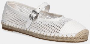 Espadrilky MICHAEL Michael Kors Lynn biela farba, 40S5LYFP2D.085