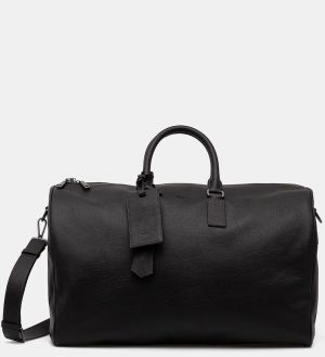 Kožená taška BECKHAM x BOSS hnedá farba, 50549409