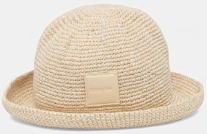 Bavlnený klobúk Calvin Klein béžová farba, bavlnený, LV04K5064G