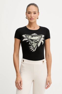 Tričko Guess dámske, čierna farba, W5YI13 J1314