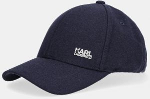 Šiltovka Karl Lagerfeld tmavomodrá farba, 554126.805622
