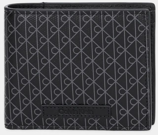 Peňaženka Calvin Klein pánska, čierna farba, LV04D1085G
