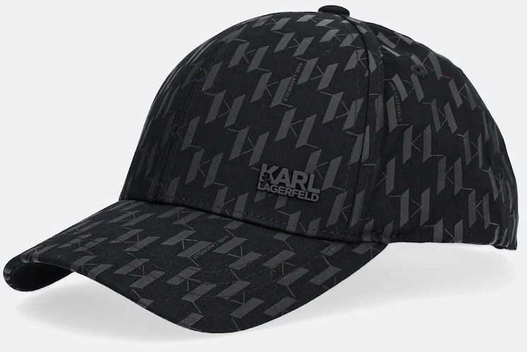 Šiltovka Karl Lagerfeld čierna farba, 554123.805615