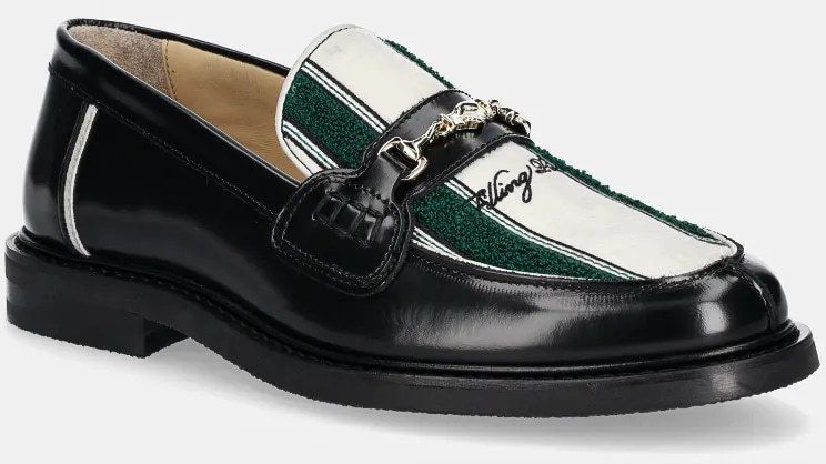 Mokasíny Filling Pieces Loafer Football pánske, čierna farba, 44260011861