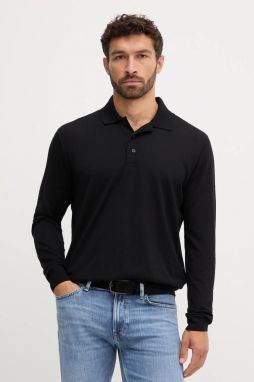 Vlnený sveter Paul&Shark Knitwear čierna farba, ľahký, 99311017
