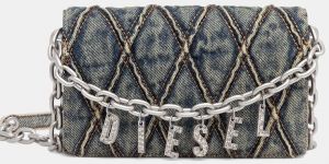 Peňaženka Diesel CHARM-D CHARM-D dámska, modrá farba, X10281.P5570