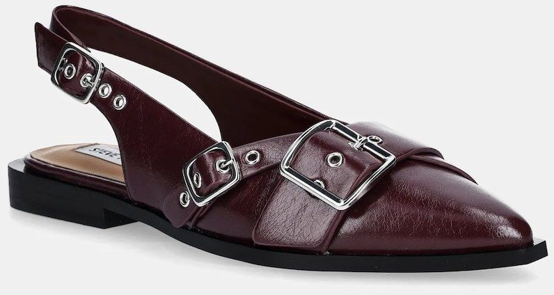 Baleríny Steve Madden Grezly bordová farba, s otvorenou pätou, 11003901