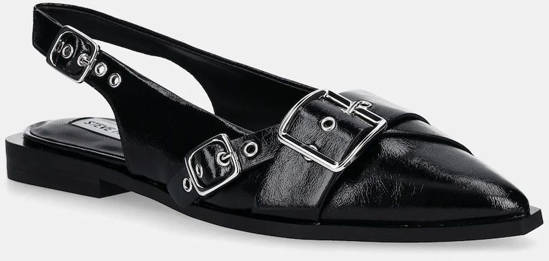 Baleríny Steve Madden Grezly čierna farba, 11003901