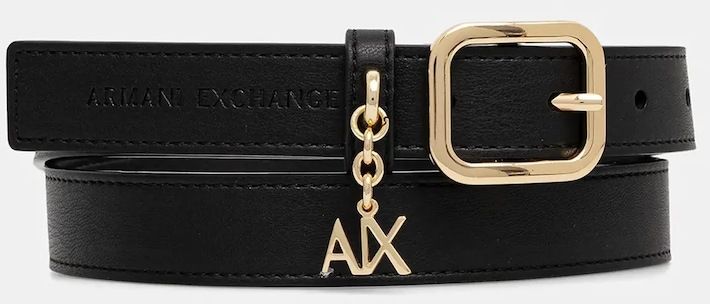 Opasok Armani Exchange čierna farba, XW001601 AF15634