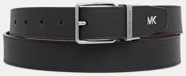 Obojstranný kožený opasok Michael Kors čierna farba, 39F5LBLY0L