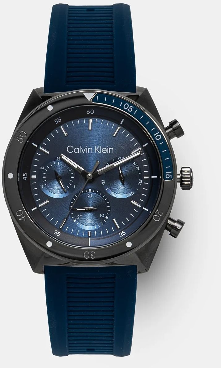 Hodinky Calvin Klein pánske, tmavomodrá farba, 25200468