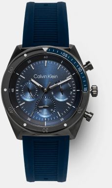 Hodinky Calvin Klein pánske, tmavomodrá farba, 25200468