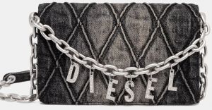 Peňaženka Diesel CHARM-D CHARM-D dámska, šedá farba, X10281.P6330