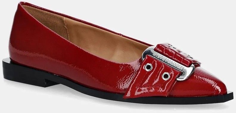 Baleríny Steve Madden Grail červená farba, 11003430