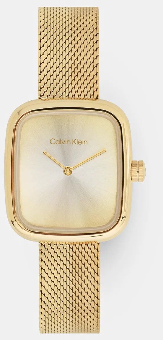 Hodinky Calvin Klein dámske, zlatá farba, 25100099
