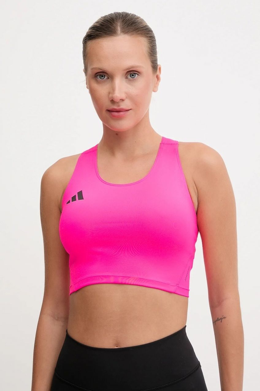 Bežecký top adidas Performance Adizero Essentials ružová farba, IY5547