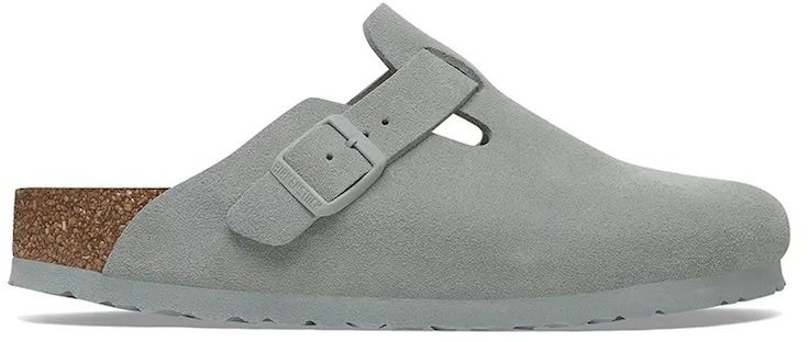 Semišové šľapky Birkenstock Boston dámske, 1029214