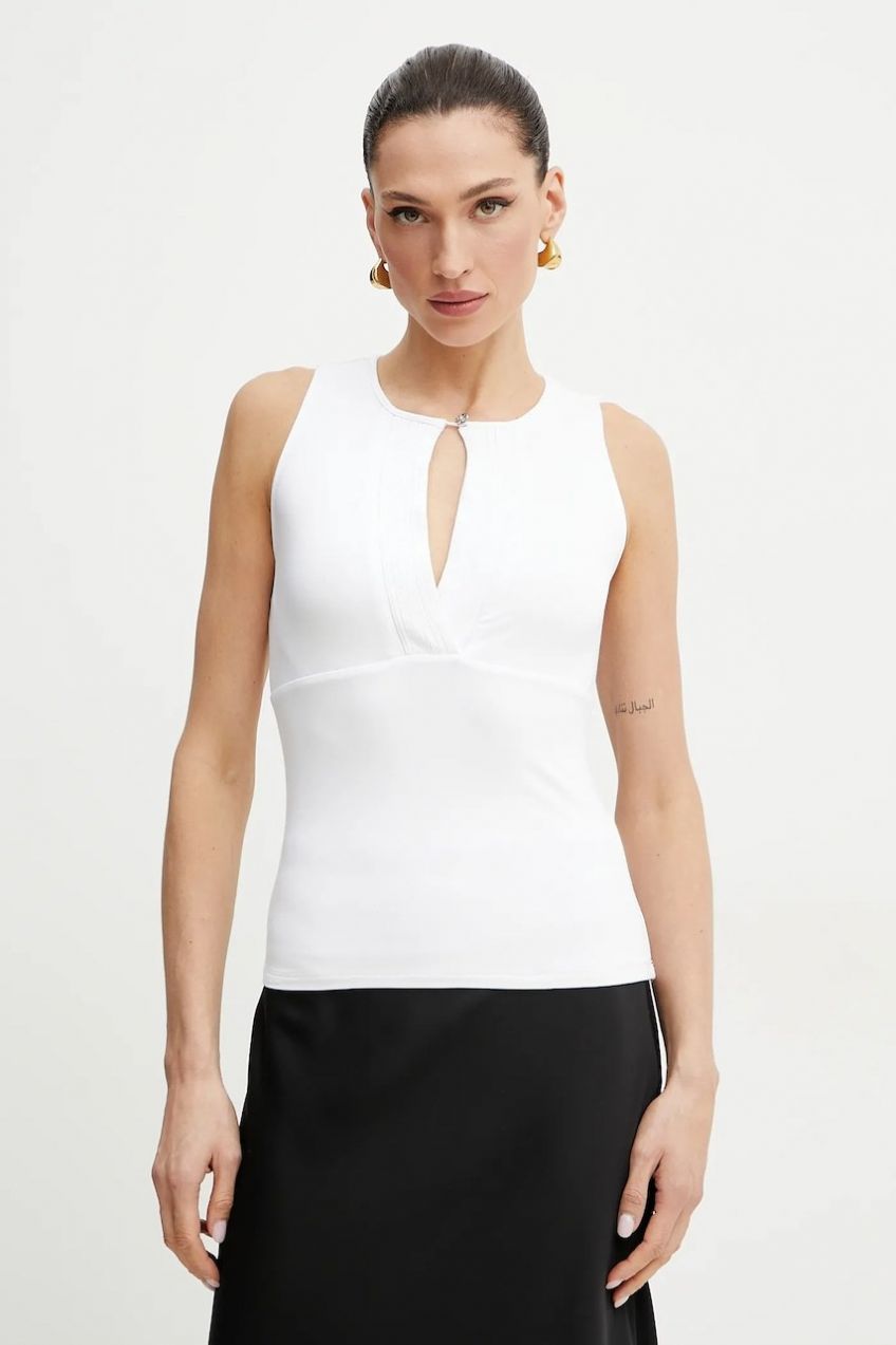 Top Guess AUBREY biela farba, W5GP47 KC1J2