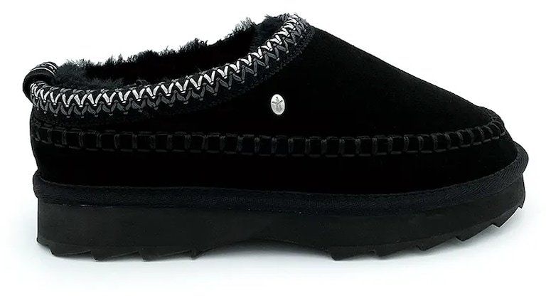Semišové snehule Emu Australia Sharky Adventure Scuff čierna farba, W13239