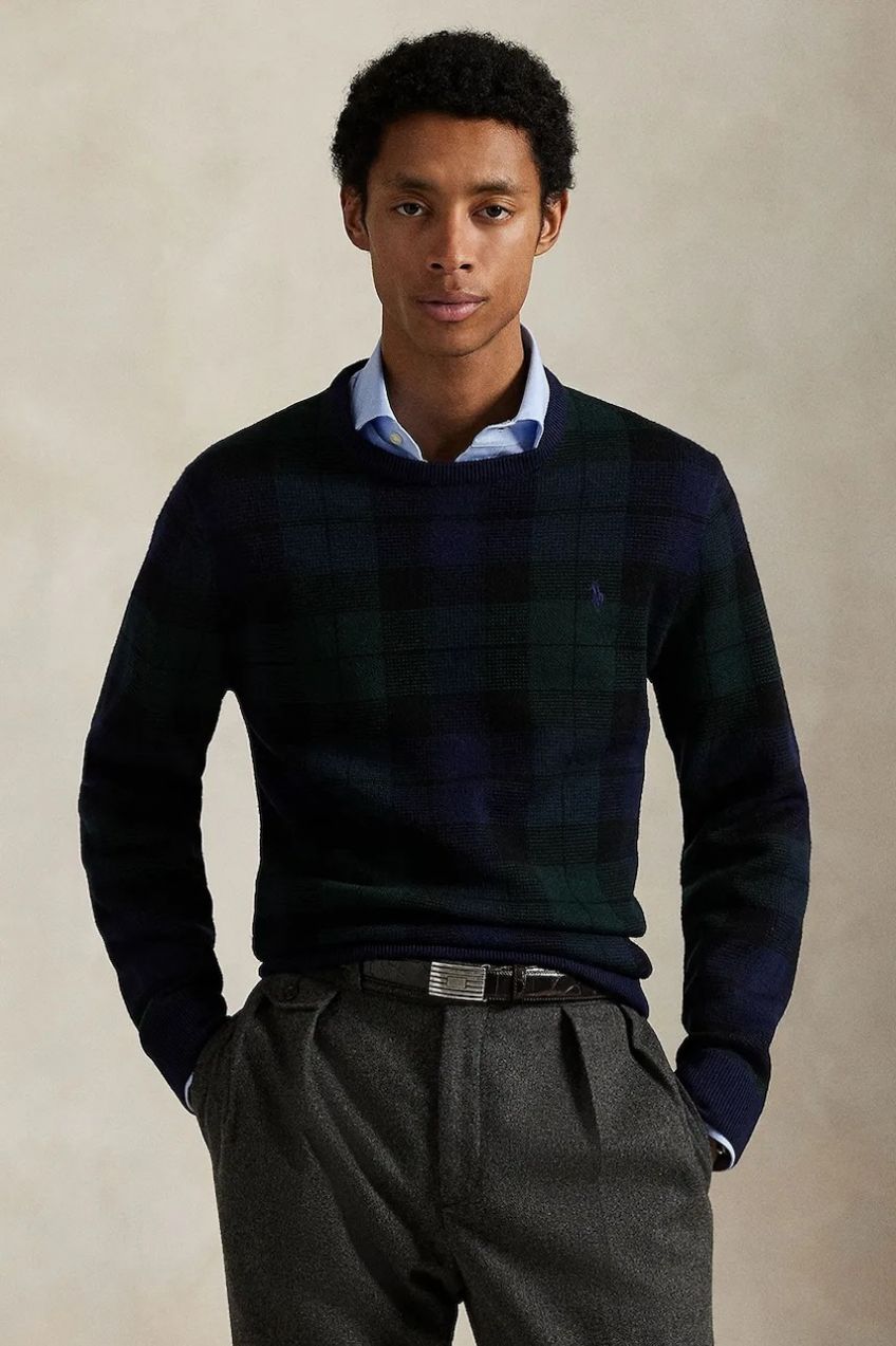 Vlnený sveter Polo Ralph Lauren zelená farba, ľahké, 710917043