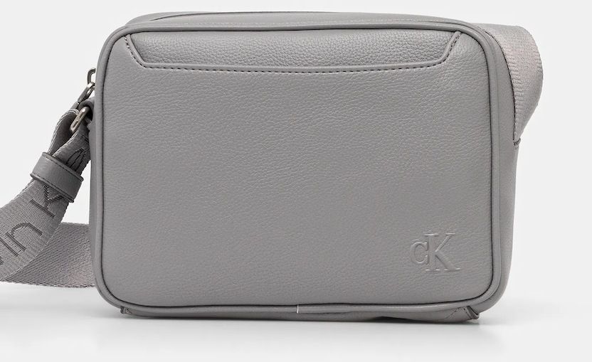 Malá taška Calvin Klein šedá farba, LV04D3129G