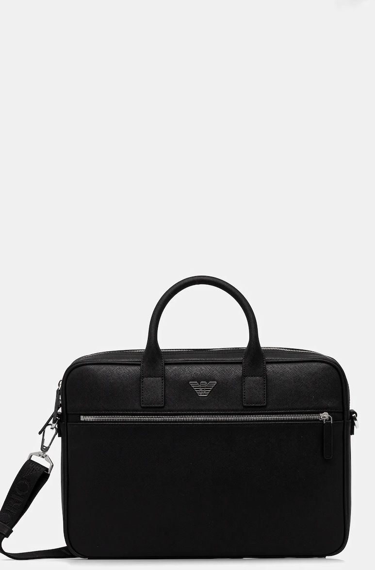 Taška Emporio Armani čierna farba, Y4P119 Y138E