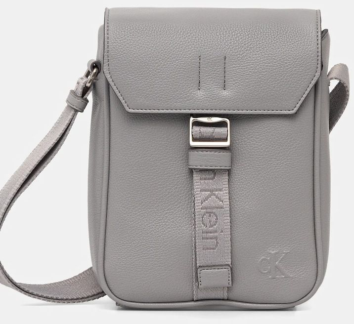 Malá taška Calvin Klein šedá farba, LV04D3131G