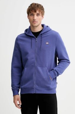 Mikina Dickies fialová farba, s kapucňou, jednofarebná, DK0A4XD3