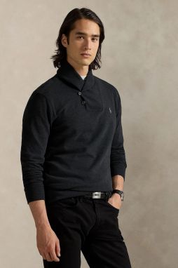 Sveter Polo Ralph Lauren čierna farba, 710877989