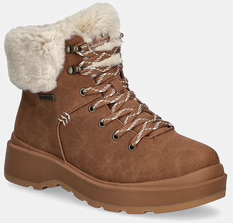 Snehule Skechers PARK CITY hnedá farba, 168087