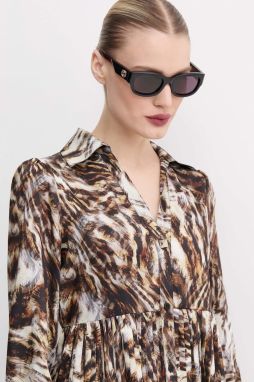 Slnečné okuliare Gucci dámske, fialová farba, GG1667SK