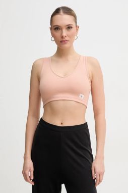 Top Calvin Klein Jeans oranžová farba, J20J225308