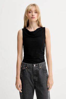 Top Levi's čierna farba, 003XU